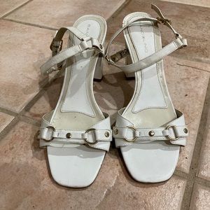 White Heels Size 9.5